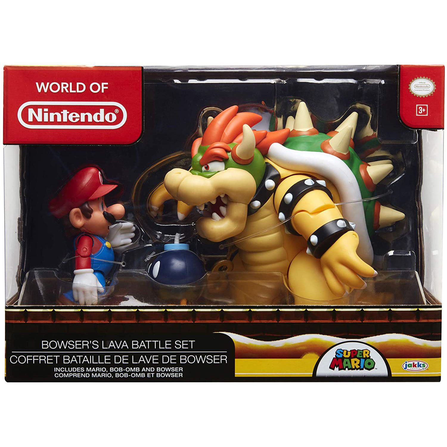 Nintendo World Of Nintendo Mario Vs Bowser Diorama Set