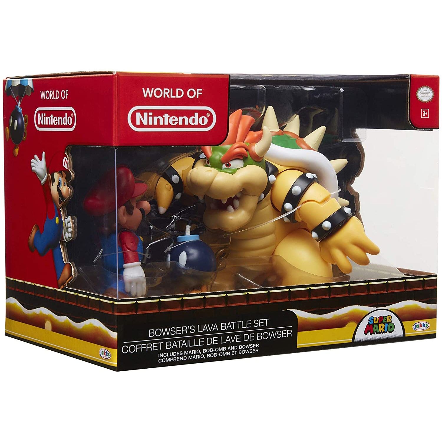 Nintendo World Of Nintendo Mario Vs Bowser Diorama Set