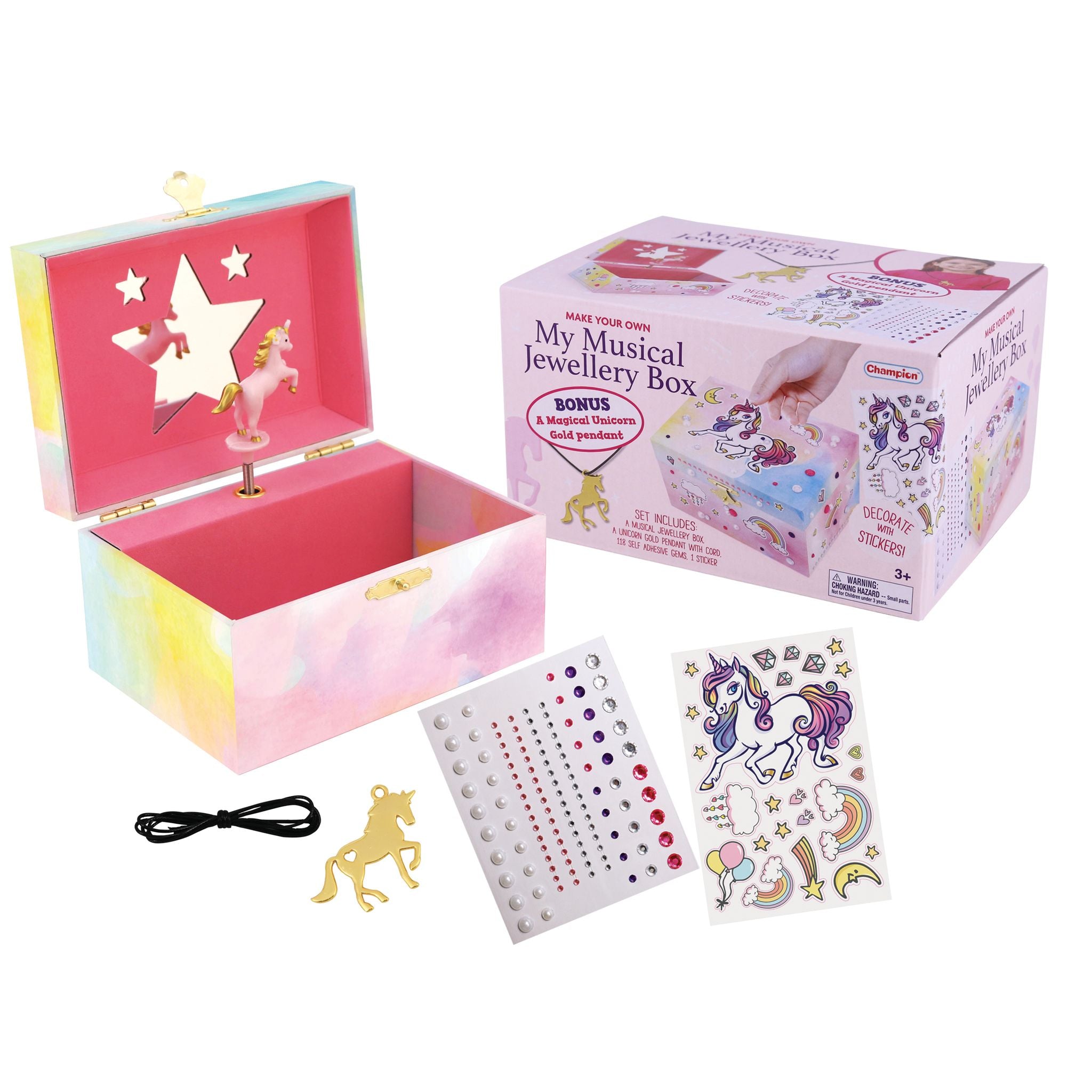 My Musical Jewellery Box DIY - Unicorn