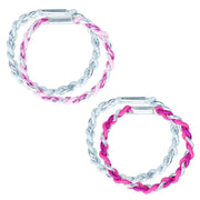 Pink Poppy Twisted Hair Elastics Assorted Styles