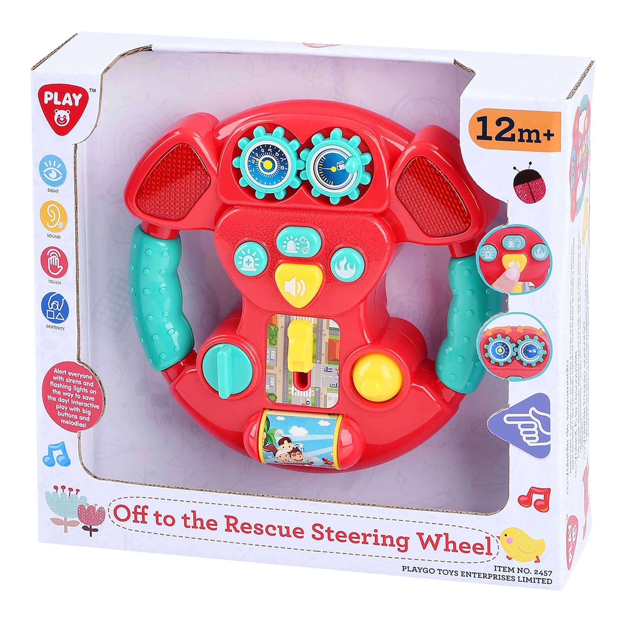 Playgo Toys Off To The Rescue Steering Wheel