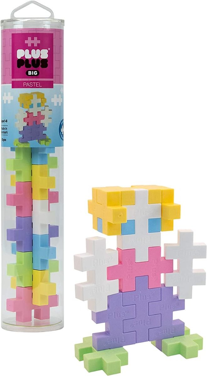 Plus Plus Big Pastel - 15Pc Tube