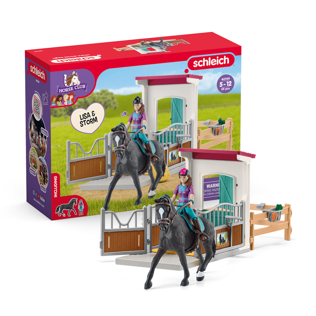 Schleich Horse Box With Lisa & Storm