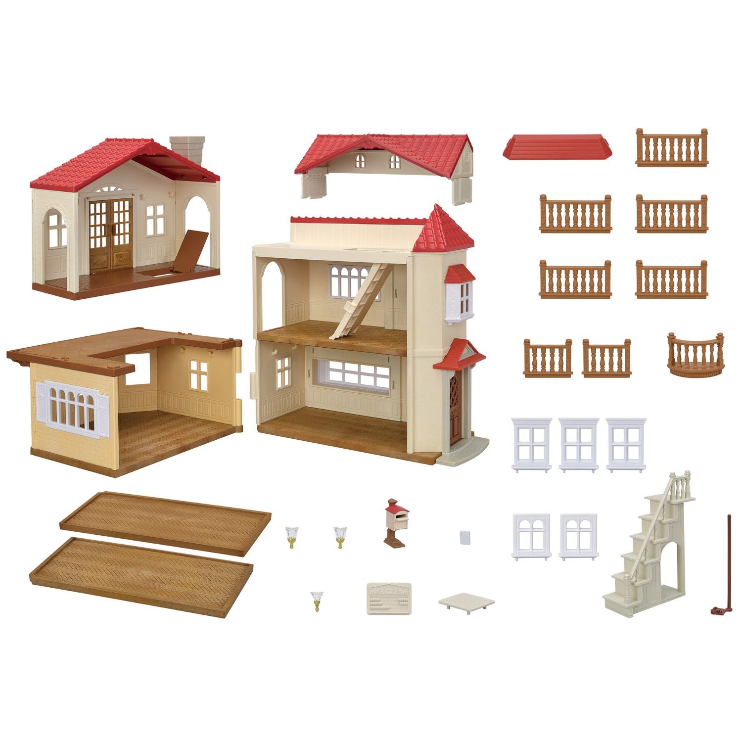 Sylvanian Families Red Roof Home Secret Attic - Toyworld NZ