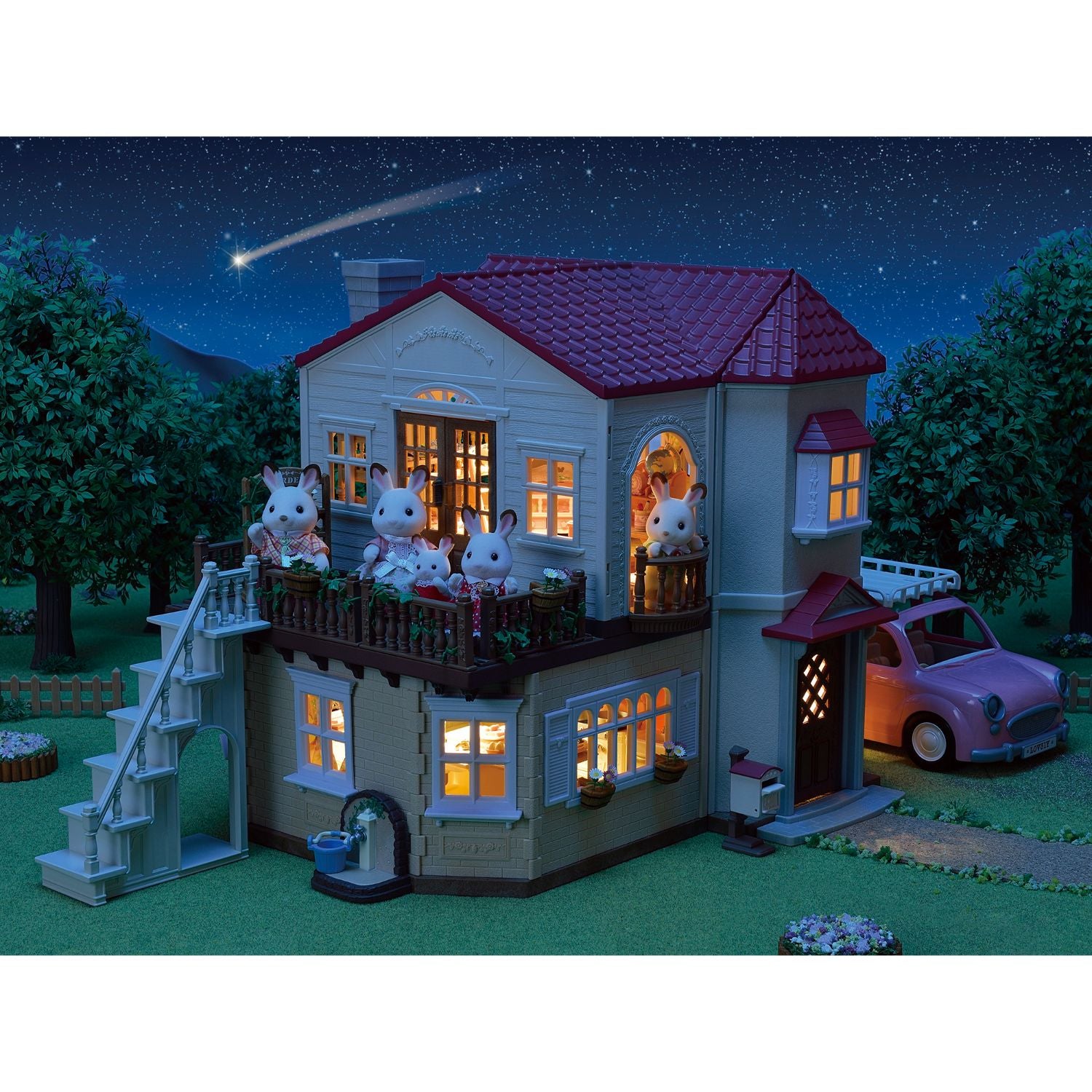 Sylvanian Families Red Roof Home Secret Attic - Toyworld NZ