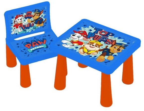 Toddler Table Paw Patrol Folding Table And Chairs Child Paw Patrol