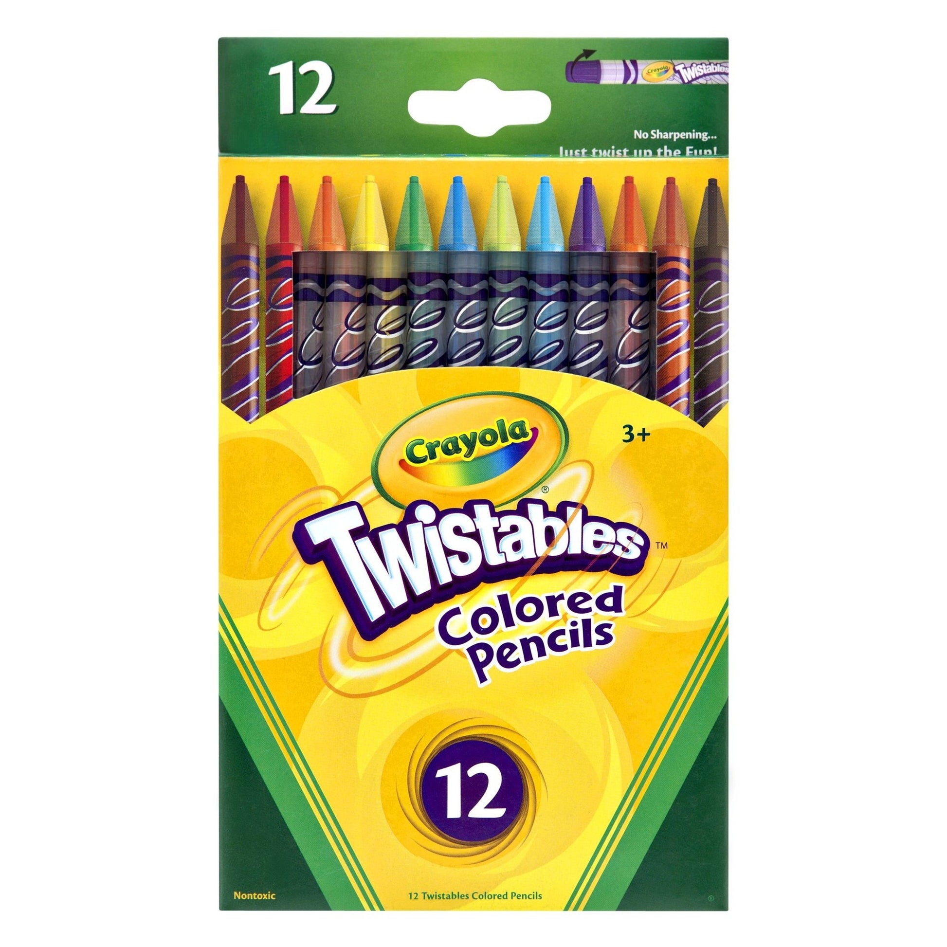 Crayola Twistables Coloured Pencils 12 Pack - Toyworld NZ
