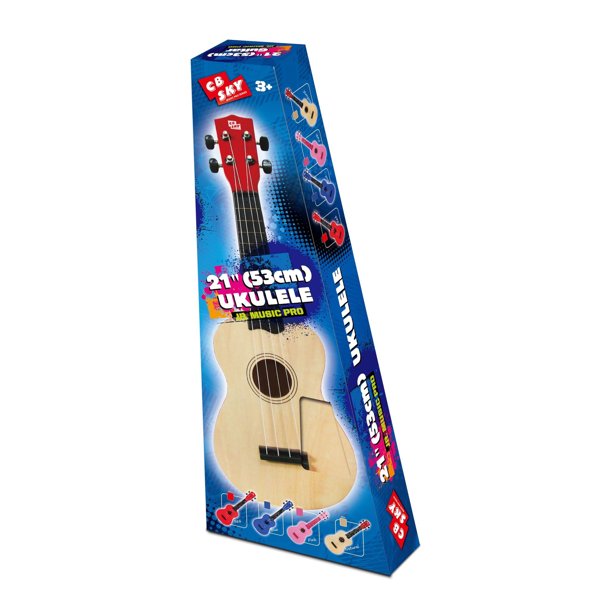 CB Sky 53cm Ukulele Natural - Toyworld NZ