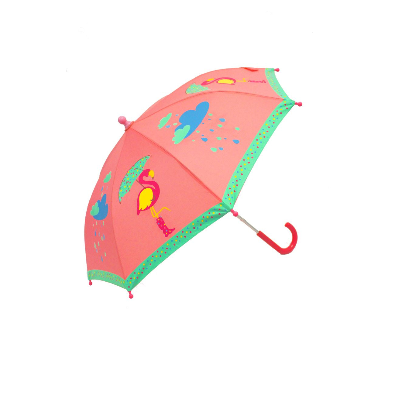 Colour Changing Umbrella Flamingo