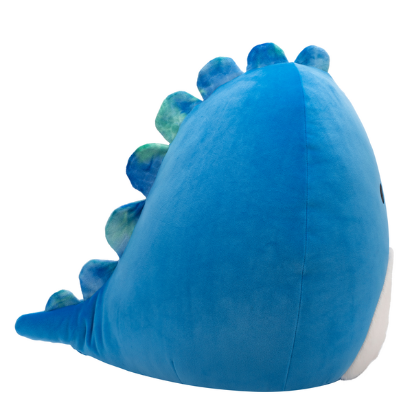 Squishmallows 16 Inch Series 20 Brody Winking Dark Blue Dino With Fuzzy Belly