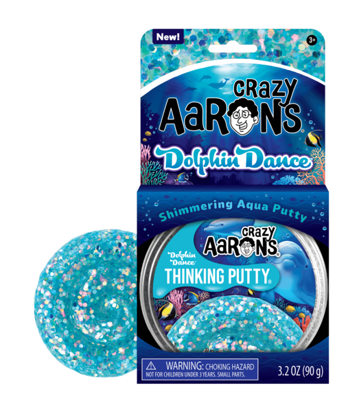 Crazy Aaron's Thinking Putty Dolphin Dance Trendsetters