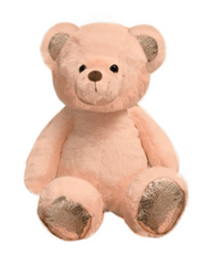 Plush Russ Crackle Bears 14 Inch Apricot