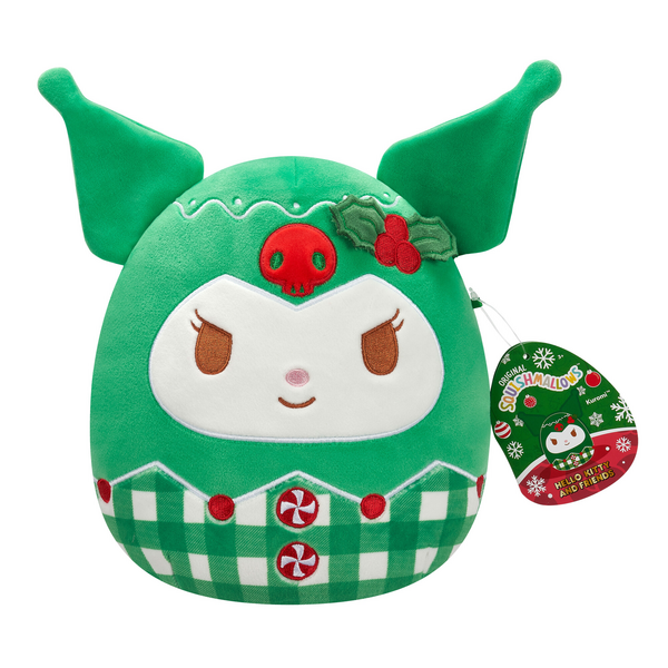 Squishmallows 8 Inch Hello Kitty Holiday Kuromi