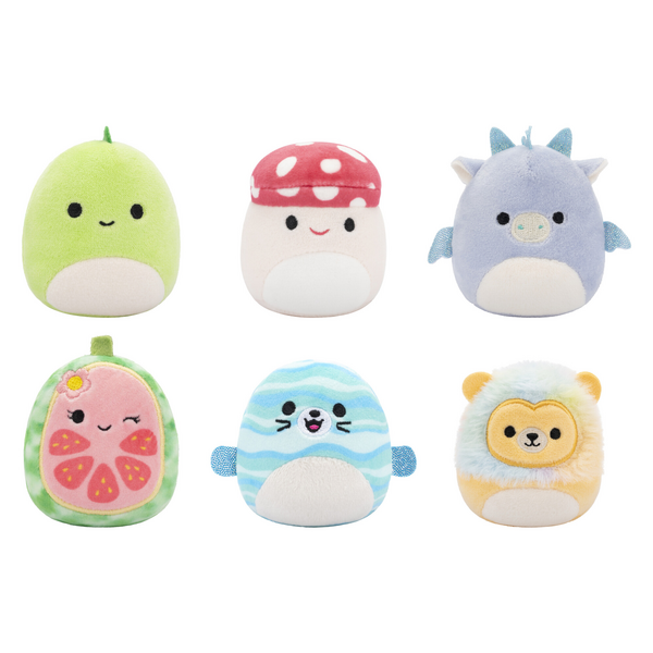 Squishmallow Micromallow 2.5 Inch 6 Plush Pack