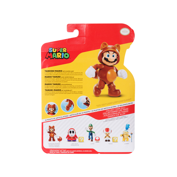 Nintendo Super Mario 12cm Figure Wave 35 Tanooki Mario
