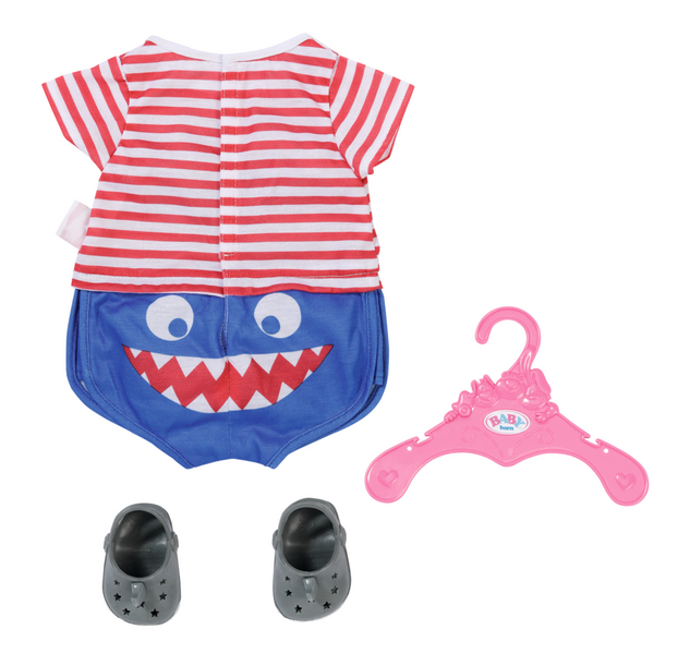 BABY Born Bath Pyjamas With Shoes Blue 43cm