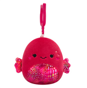Squishmallows 3.5 Inch Valentines Clip-On Barella the Fish