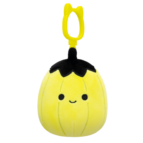 Squishmallows Season Halloween 3.5 Inch Plush Clip-On Lime Pumpkin With Black Top