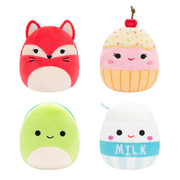 Squishmallow Micromallows 2.5 Inch 4 Plush Pack (Melly, Clara, Fifi & Henry)