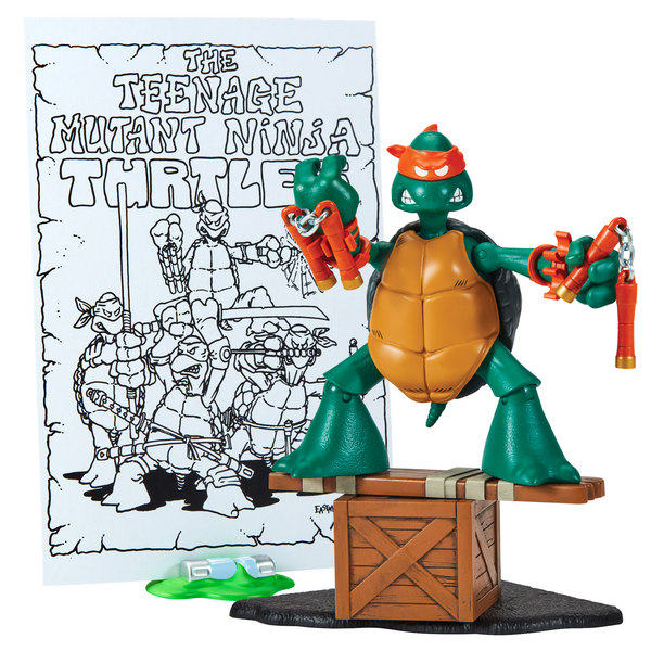 Teenage Mutant Ninja Turtle Original Sketch Michelangelo