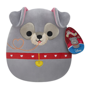 Disney Squishmallows Valentines 8 Inch Plush - Tramp with Kisses