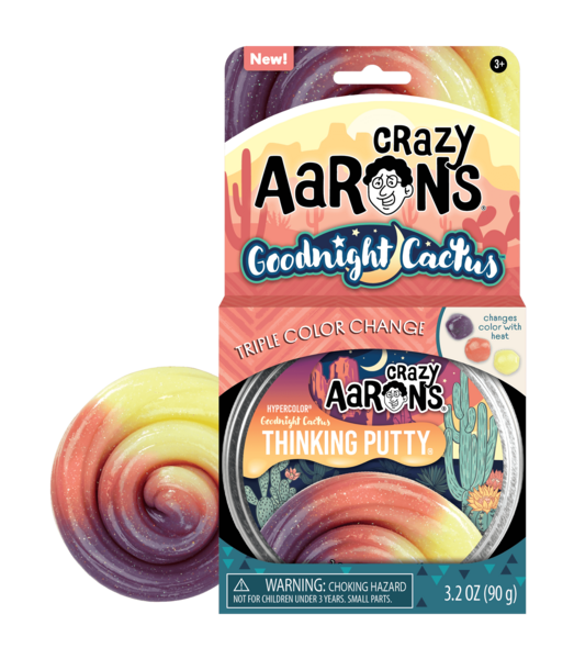 Crazy Aaron's Thinking Putty Goodnight Cactus Trendsetters