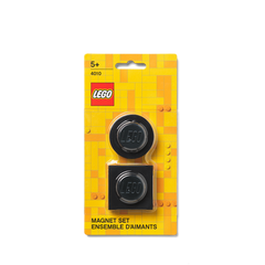 LEGO 2 PIECE MAGNET SET BLACK