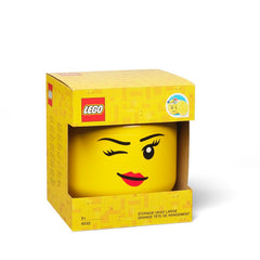 LEGO STORAGE HEAD LARGE WINKY