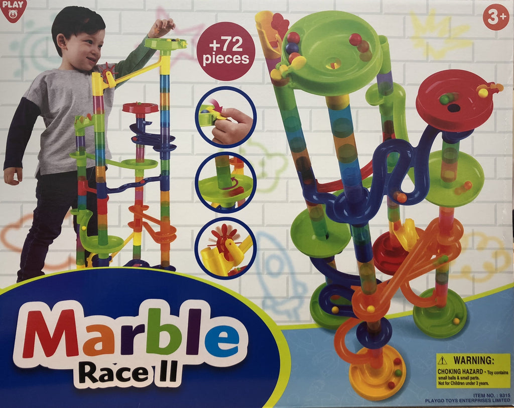 PLAYGO MARBLE RACE II (70+ PIECES)